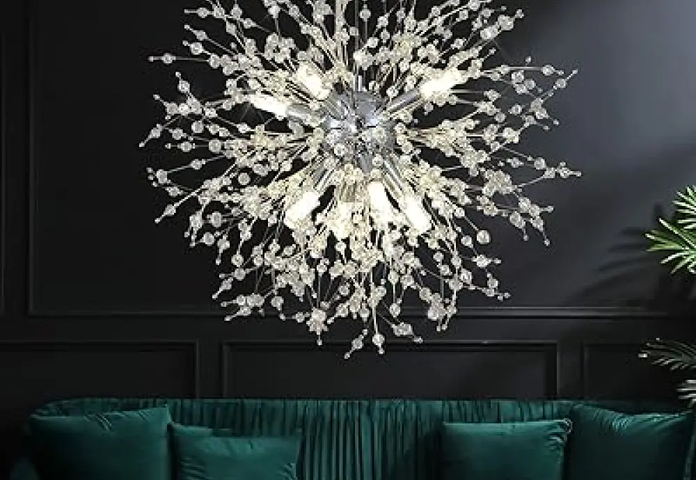 art deco style chandelier